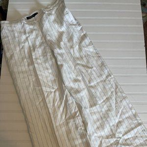 Women's Ralph Lauren wide leg linen pants